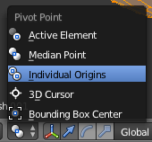 Blender Individual Origins